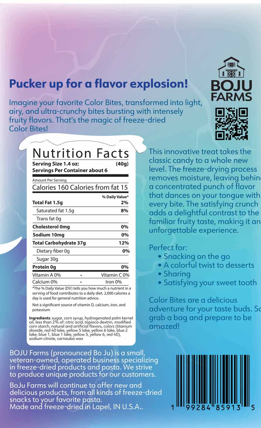 Freeze-dried Color Bites