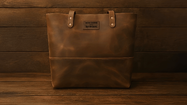Full-Grain Leather Tote Bag