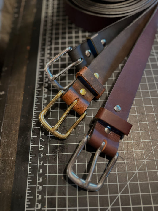 Full-Grain Leather Belt (custom sized)