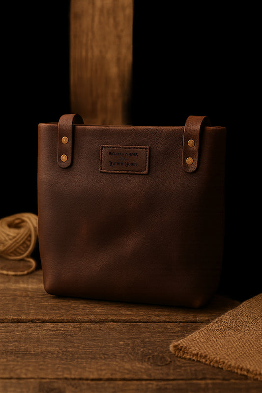 Hand crafted Leather Tote Purse