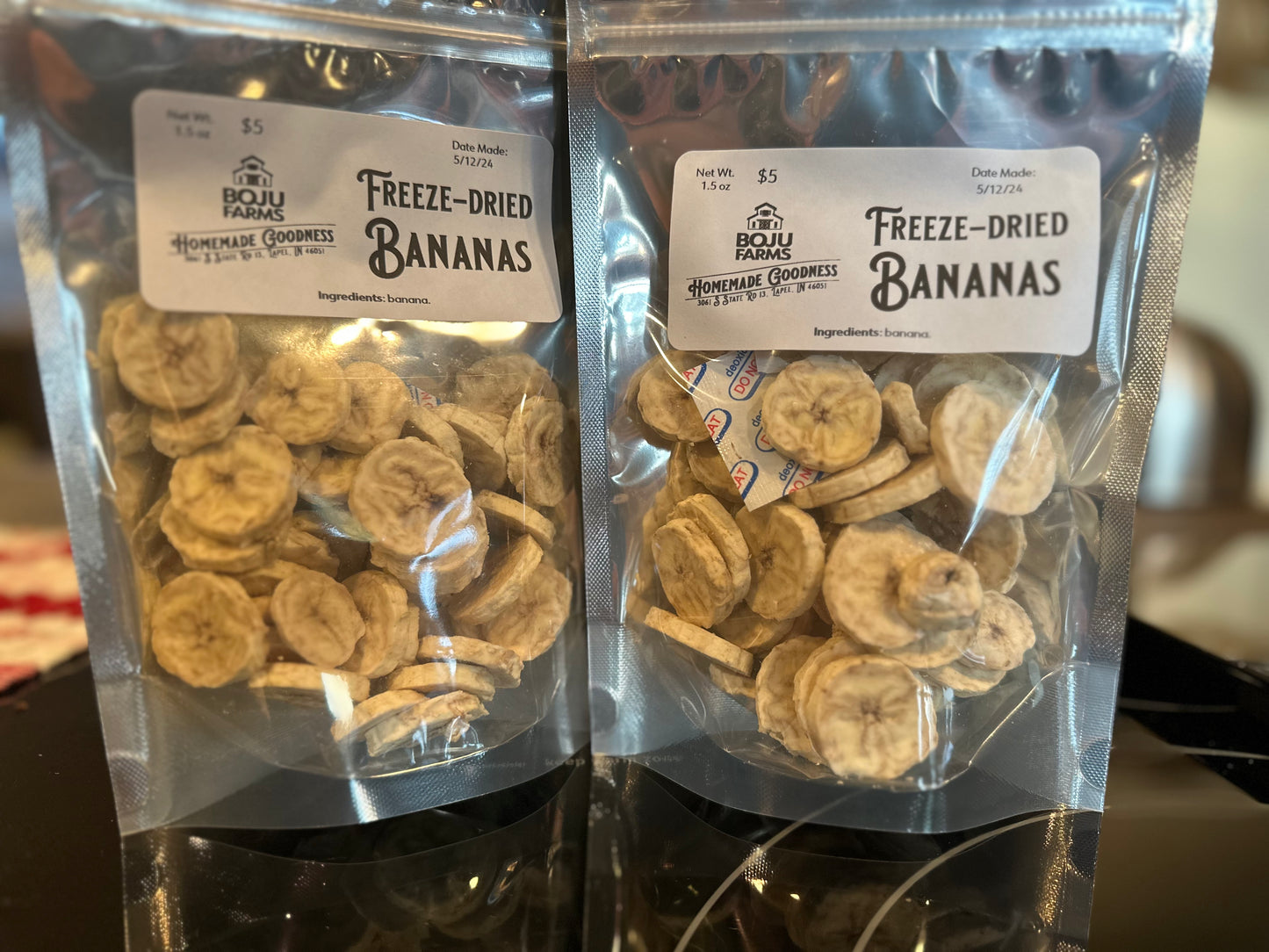 Freeze-dried Bananas