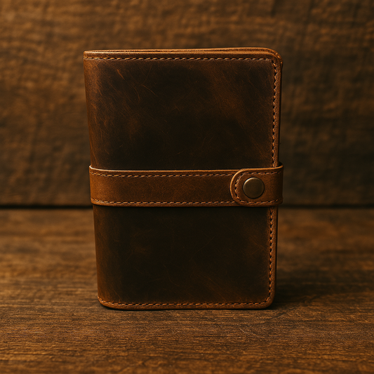 Leather Journal Cover for Field Notes – 6x8"