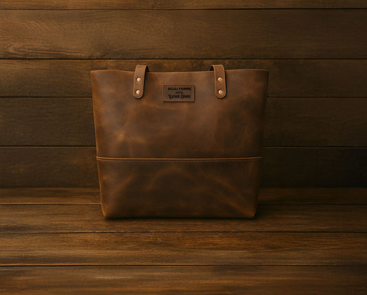 Full-Grain Leather Tote Bag